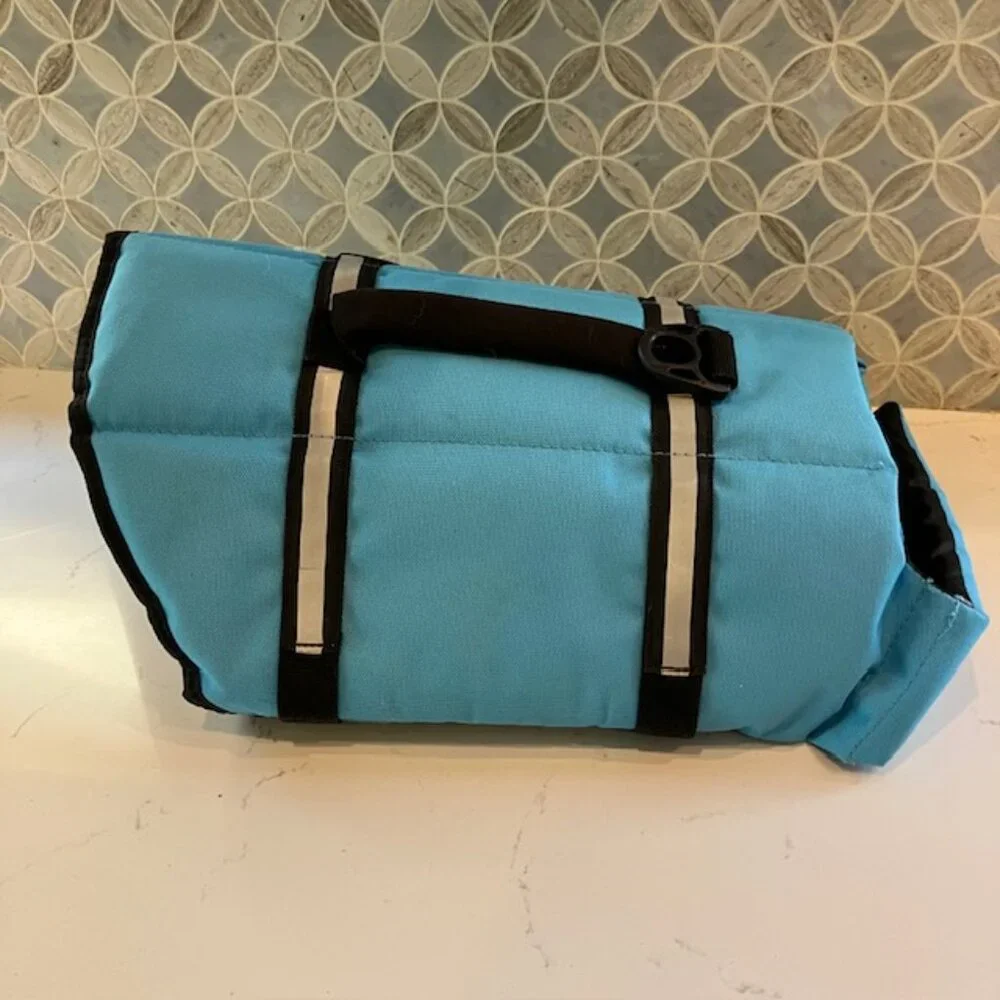 Dog Life Vest, Swimming Vest with Handle, Buoyancy for Dog Life Jacket, Size M